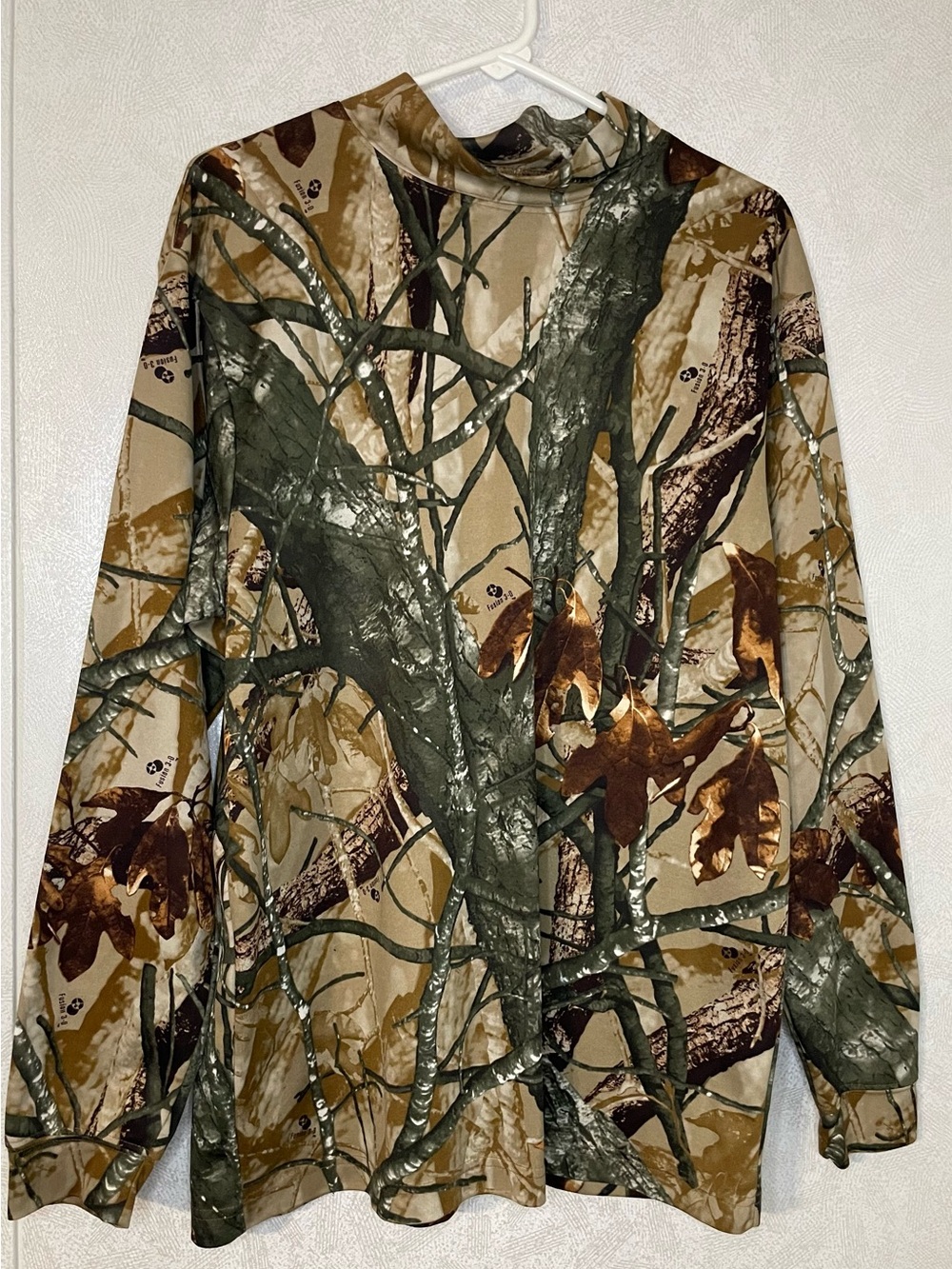 Men's Crewneck Sweater in Brown & Green Camo